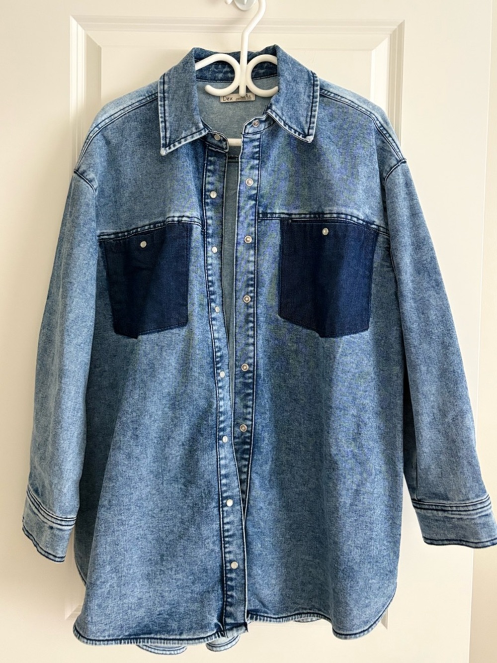 Dex Light Blue Denim Shirt Jacket